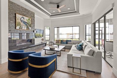Living room - living room idea in Orlando