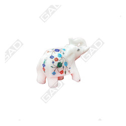 MARBLE ELEPHANT FIGURINE - Home Accessories & Decor