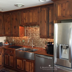 Kitchen #4 - Custom Made Using Reclaimed Barn Wood - Kitchen Cabinetry