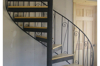 Transitional staircase photo in Burlington
