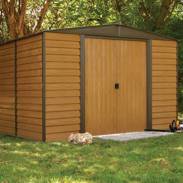 The Arrow Woodridge Series Steel Storage Sheds