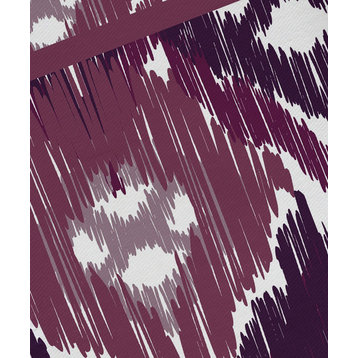 Free Spirit, Geometric Print Napkin, Purple, Set of 4