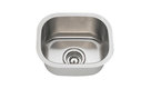 Stainless Steel Bar Sink, 18-Gauge, Sink Only
