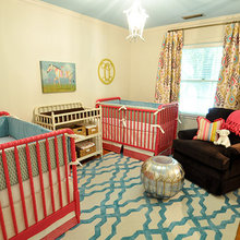 Twin girls nursery