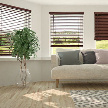 English Chestnut (2-Inch Quality Slats) - Vinyl Mini Blinds