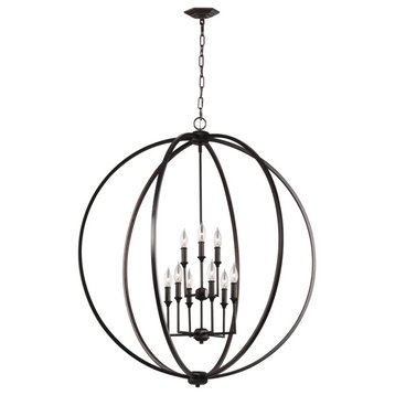 Generation Lighting, F3058/9ORB, Extra Large Pendant, Oil Rubbed Bronze