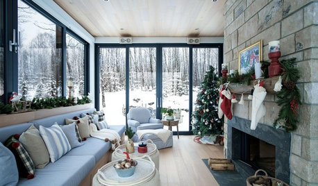 Kleine Fluchten: 24 festliche Wohnzimmer zu Weihnachten