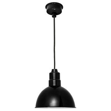 8" Blackspot LED Pendant Light, Black
