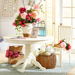 Ronan Extension Antique White Dining Table - Dining Tables
