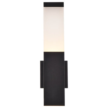 Raine Integrated Led Wall Sconce In Black