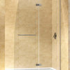 Aqua Ultra Frameless Hinged Shower Door, Clear 5/16" Glass Door