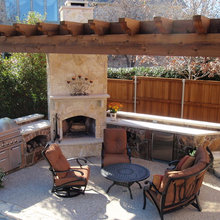 outdoor kitchen
