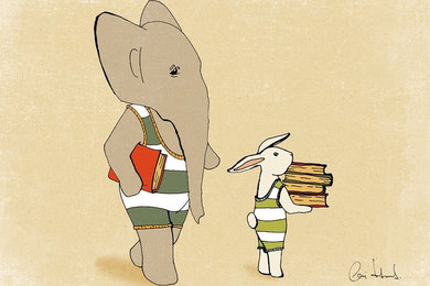 Children Art Poster More Books A2 - 23.4 x 16.5 - 23.4 x 16.5