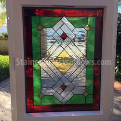 Geometric and Clear Beveled Glass - Products