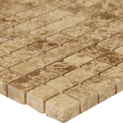 Light Emperador Marble 5/8x5/8 Mosaic Tile Polished - Home Accessories & Decor