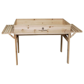 Master Gardner Raised Bed Garden Table For Planting and Growing