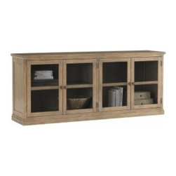 Sausalito Glass Door Stacking Unit - Media Cabinets