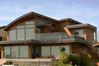 This is an example of a contemporary home design in Vancouver.