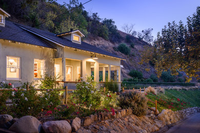 Farmhouse porch photo in Los Angeles
