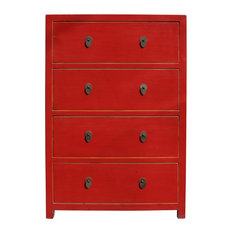 25 Most Por Asian Dressers And Chests For 2018 Houzz Golden Lotus Antiques Chinese Distressed Red 4 Drawers Storage Dresser Cabinet Cs2320 Dressers