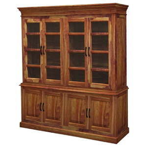 Broyhill Attic Heirlooms China Hutch In Natural Oak Traditional