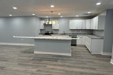Kitchen - transitional kitchen idea in Other
