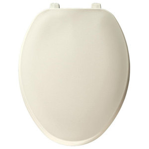 CHURCH 585EC 346 Toilet Seat with Easy Clean Change Hinge ELONGATED Durable NEW