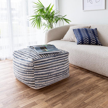 Bohemian Jean Pouf – Lg