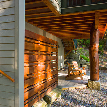 Maine Lakehouse Exterior