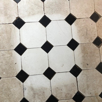 Victorian Tiles Hallway restoration in Neath
