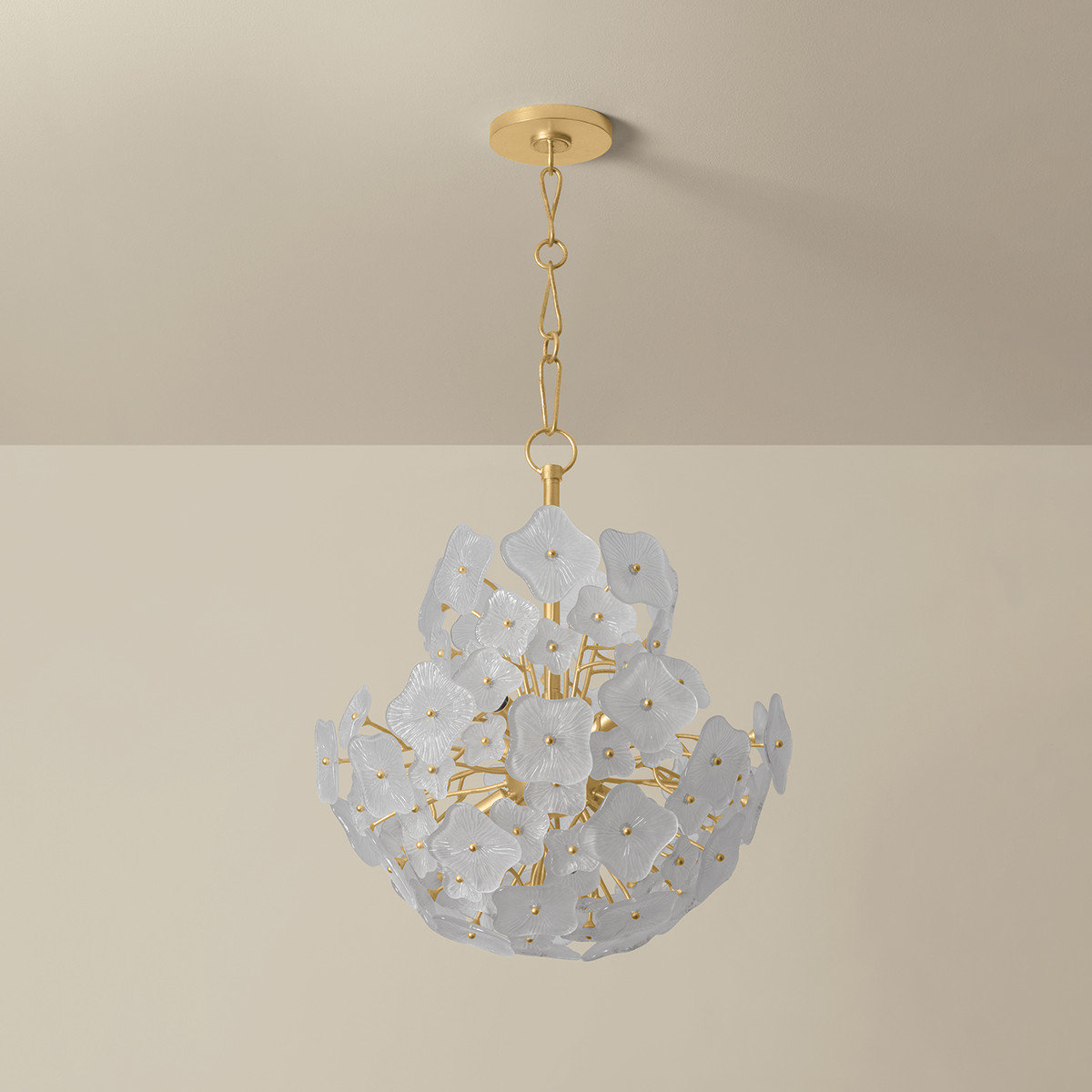 Hudson Valley Lighting Barrytown Chandelier, Vintage Gold Leaf, 24 ...