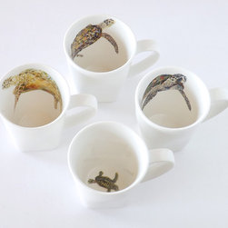 Set of 4 Turtle Mugs - Products