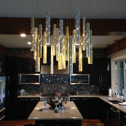 Rain Twin Clouds Chandelier. - Chandeliers