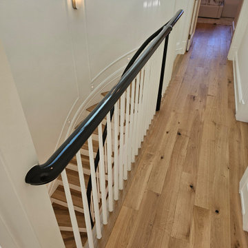Project #131 | Three-Story Elliptical Staircase in Historic Home