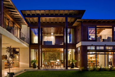 Example of a trendy exterior home design in Los Angeles
