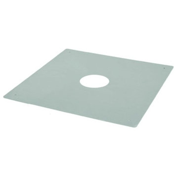 DuraVent FSFS5 Firestop Flat Flashing for 5 Inch FasNSeal Vent - Stainless