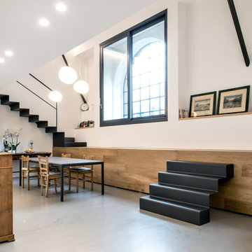 Steel Kitchen in Loft