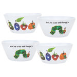 Godinger - The Very Hungry Caterpillar Melamine Bowl Set of 4 - World of Eric Carle's melamine set features beautiful images from his beloved stories. The bright, colorful art kids will love to look at and enjoy eating from!