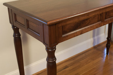 Traditional Walnut Stand-Up Desk