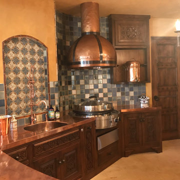 Bell-shaped Custom Copper Range Hoods