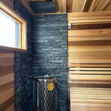 Deluxe Cedar Outdoor Sauna