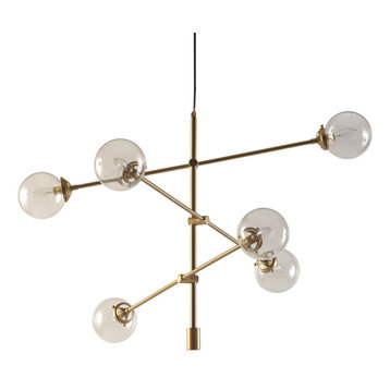 The 15 Best 41 To 50 Inch Chandeliers, Beaugard 5 Light Matte Black Chandelier