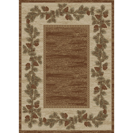 Mtn View Brn Rug, 5'3"x7'3"