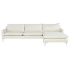 Anders Coconut Fabric Sectional Sofa, HGSC851