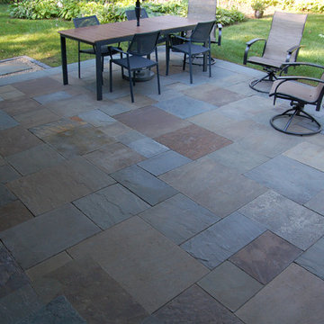 Natural stone patios & walls