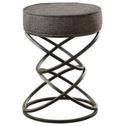 Industrial Accent And Garden Stools by Benzara, Woodland Imprts, The Urban Port
