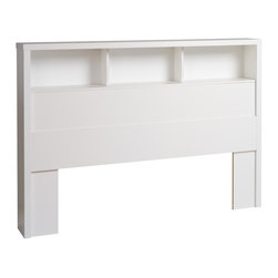 Prepac Calla Double / Queen Headboard in Pure White - Headboards