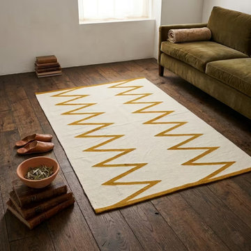 Puna Slowmade – Andean Stepped & Zigzag Rugs