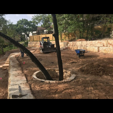 Retaining Walls, mailboxes, & columns, signs