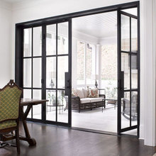 Folding glass doors